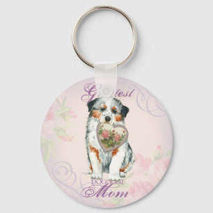 Aussie Heart Mum Key Ring