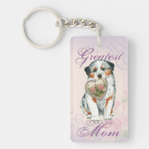 Aussie Heart Mum Key Ring