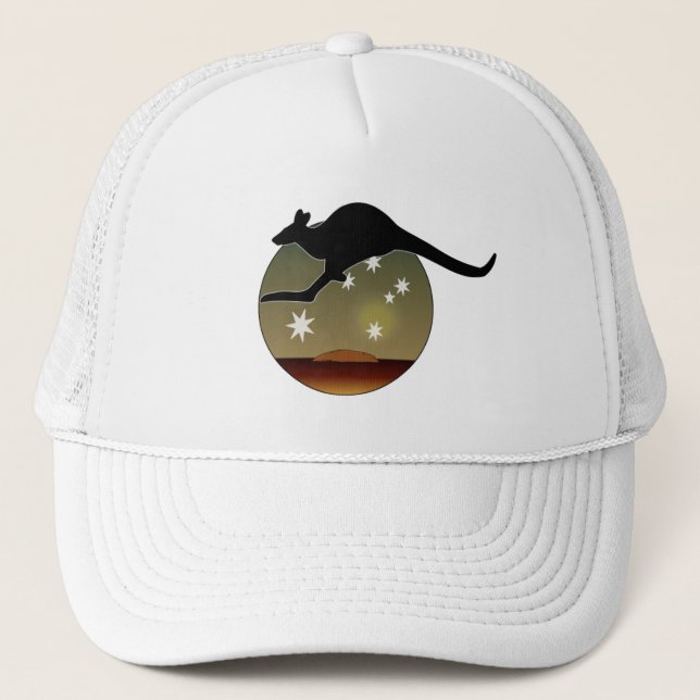 Aussie Kangaroo Cap (Front)