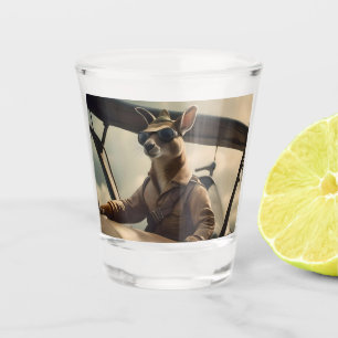 Aussie Kangaroo Pilot, Shot Glass