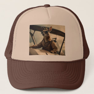 Aussie Kangaroo Pilot, Trucker Hat