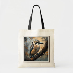 Aussie Kookaburra Oil Paint, Tote Bag
