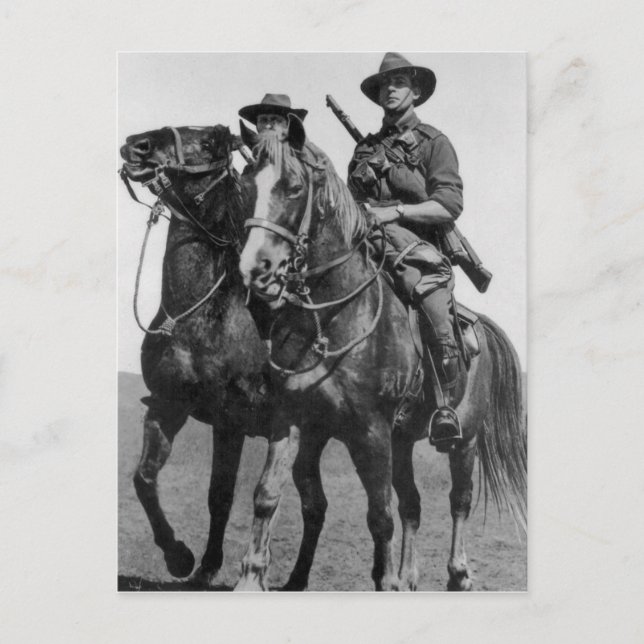 Aussie Light Horse Postcard (Front)