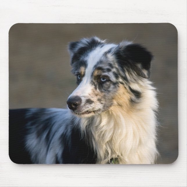 Aussie Looking Left Mousepad (Front)