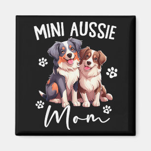 Aussie Mum Australian Shepherd World's Mini Aussie Magnet