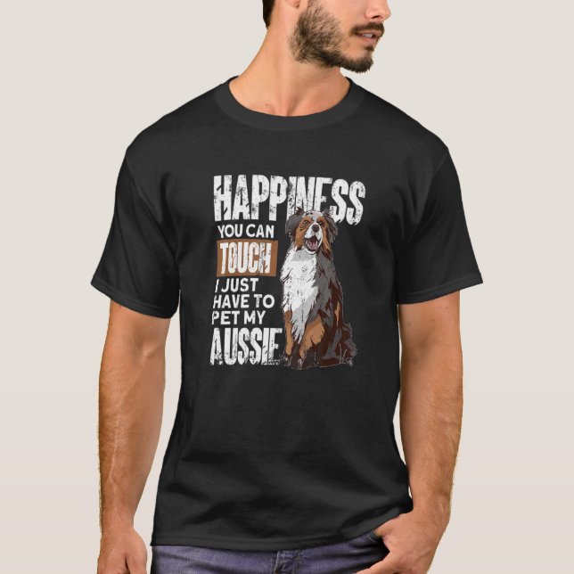 Aussie Owner Australian Shepherd   T-Shirt (Front)