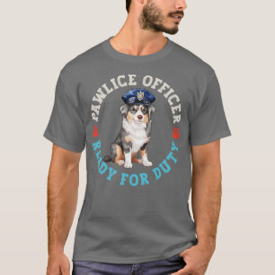 Aussie Pawlice Officer T-Shirt