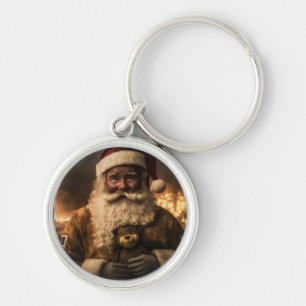 Aussie Santa Bear  Key Ring