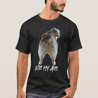 Aussie Shepherd Love Dog Australian Shepard Kiss M T-Shirt