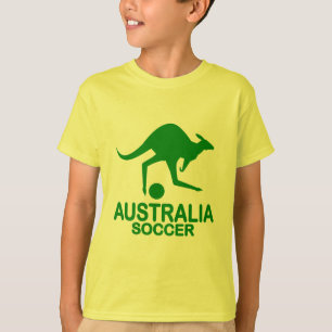 Aussie soccer green T-Shirt