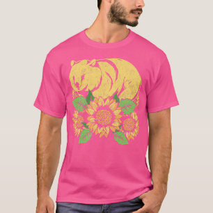 Aussie Sunflower Wombat T-Shirt