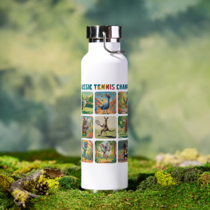 Aussie Tennis Champs Funny Australian Animals Water Bottle