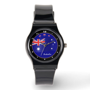 Aussie Time & Australian Flag / Australia Watch