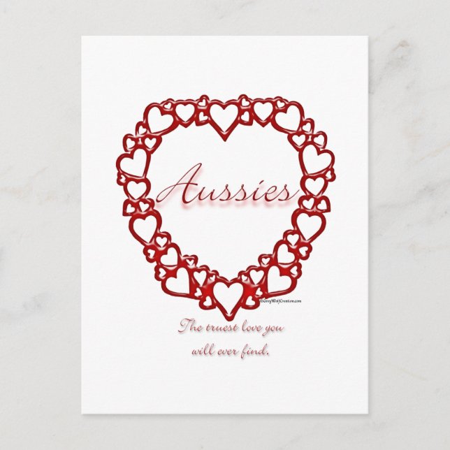 Aussie True Love Postcard (Front)