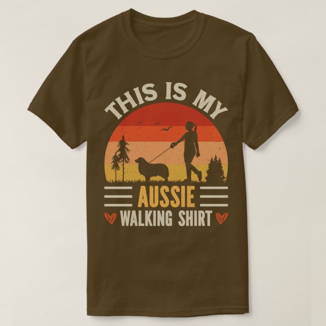 Aussie Walking 1 T-Shirt (Design Front)