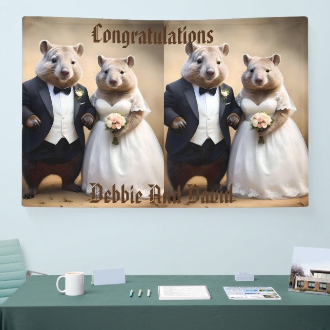 Aussie Weddings Australian Wombats, Wedding Banner (Tradeshow)