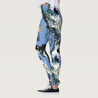 Aussie Wild Mauve Pattern Leggings