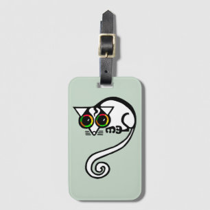 Aussie wildlife - Cute POSSUM - Marsupial - Green Luggage Tag