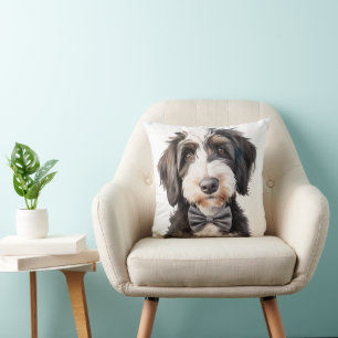 Aussiedoodle Throw Pillow