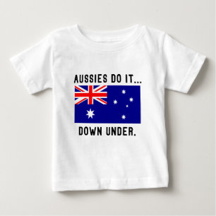 Aussies Do It... Down Under. Baby T-Shirt