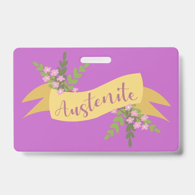 Austenite I ID Badge (Front)
