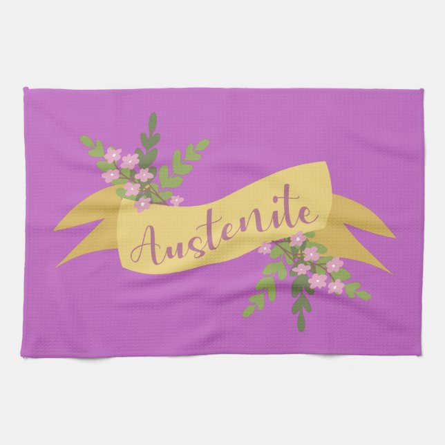Austenite I Tea Towel (Horizontal)