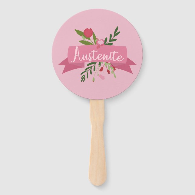 Austenite II Hand Fan (Front)