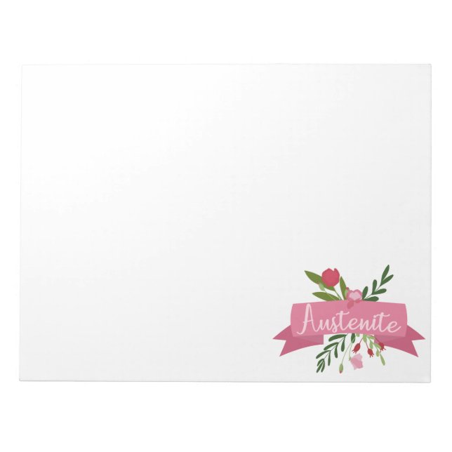 Austenite II Notepad (Front)