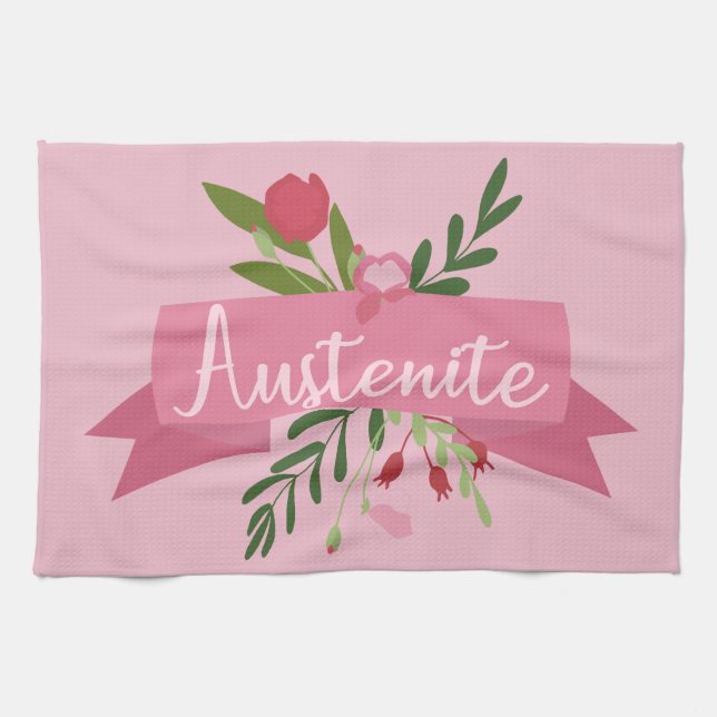 Austenite II Tea Towel (Horizontal)