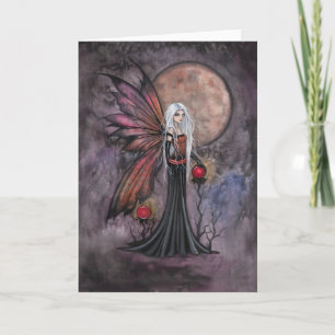 Austere Autumn Fairy Greeting Card