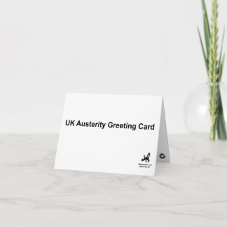 Austerity Greeting Card
