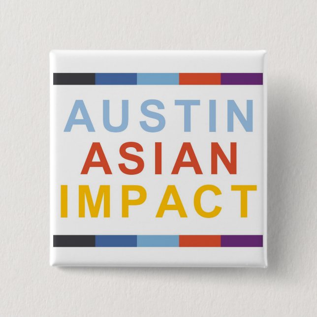 Austin Asian Impact 15 Cm Square Badge (Front)