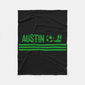 Austin Cowboy Boot Footll Club  Fleece Blanket
