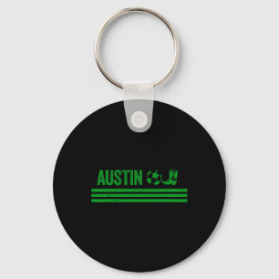 Austin Cowboy Boot Footll Club  Key Ring