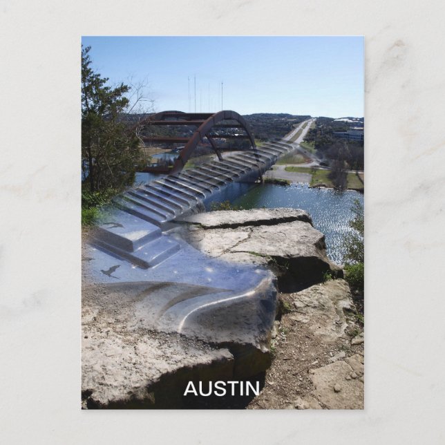 Austin Guitar Bridge Postcard (Front)