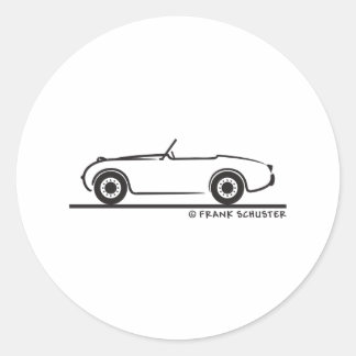 Austin Healey  Sprite Classic Round Sticker