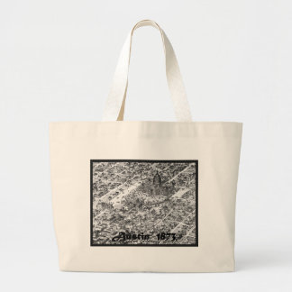 Austin Historic Map 1873 Large Tote Bag