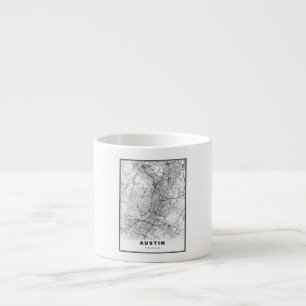 Austin Map Espresso Cup