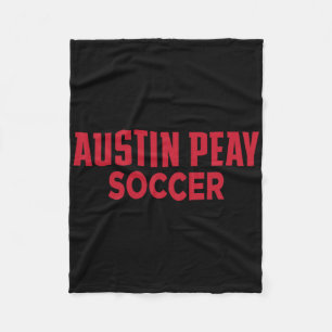 Austin Peay State University Governors Soccer Ncaa Fleece Blanket