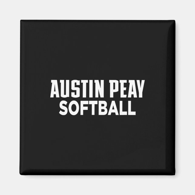 Austin Peay State University Softll Governors Appa Magnet (Front)