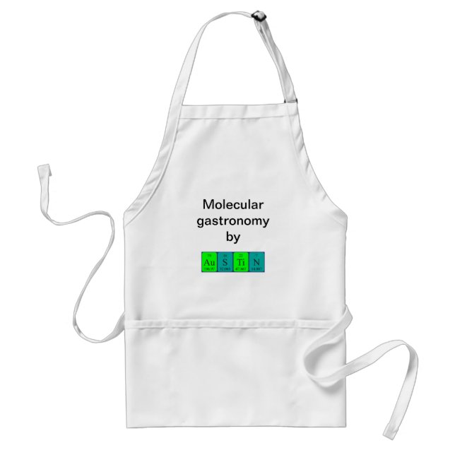 Austin periodic table name apron (Front)
