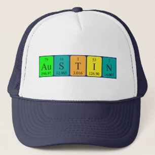 Austin periodic table name hat