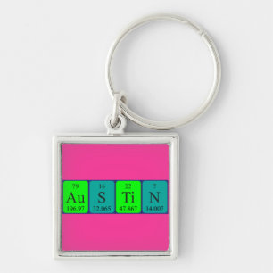 Austin periodic table name keyring