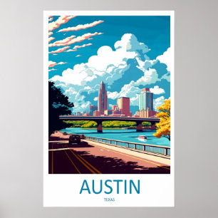 Austin Poster Park National Ski Travel Vintage