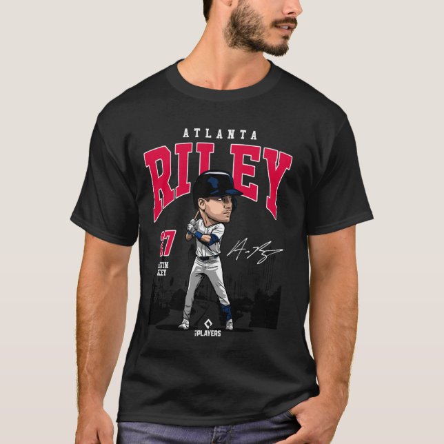 Austin Riley Atlanta Baseball MLB Players MLBRIL40 T-Shirt (Front)