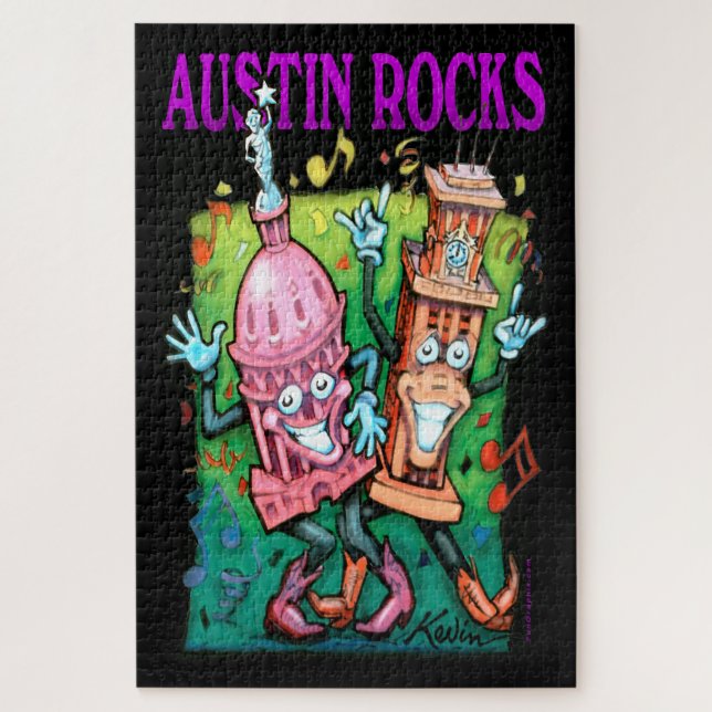 Austin Rocks Jigsaw Puzzle (Vertical)
