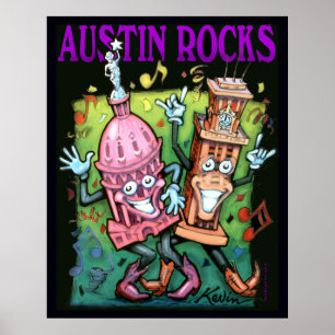 Austin Rocks Poster