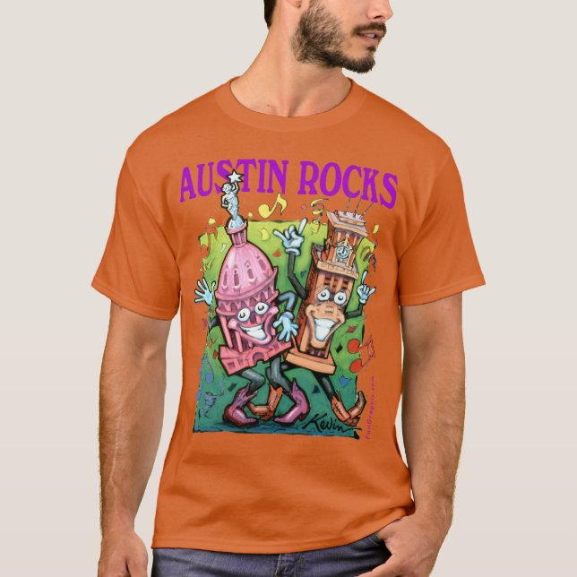 Austin Rocks T-Shirt (Front)