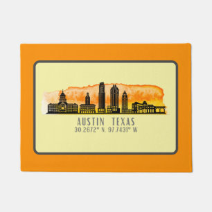 Austin Skyline Latitude Doormat