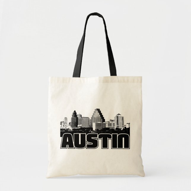 Austin Skyline Tote Bag (Front)
